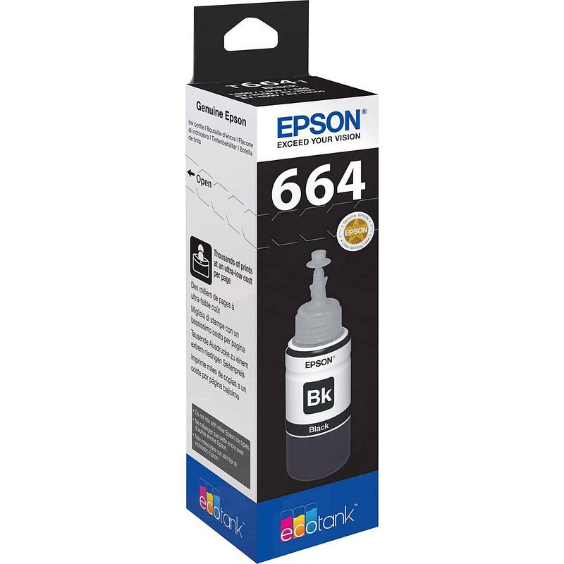 Foto van Epson t6641 zwart cartridge