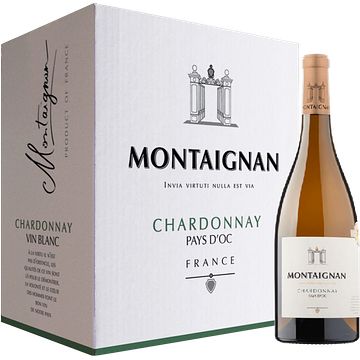 Foto van Montaignan chardonnay 6 x 750ml bij jumbo