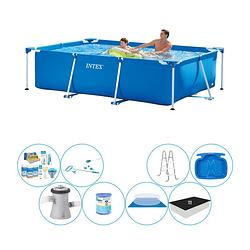 Foto van Intex frame pool rechthoekig 260x160x65 cm - deluxe zwembad deal