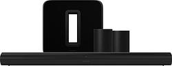Foto van Sonos arc zwart + 2x era 100 zwart + sub g3 zwart