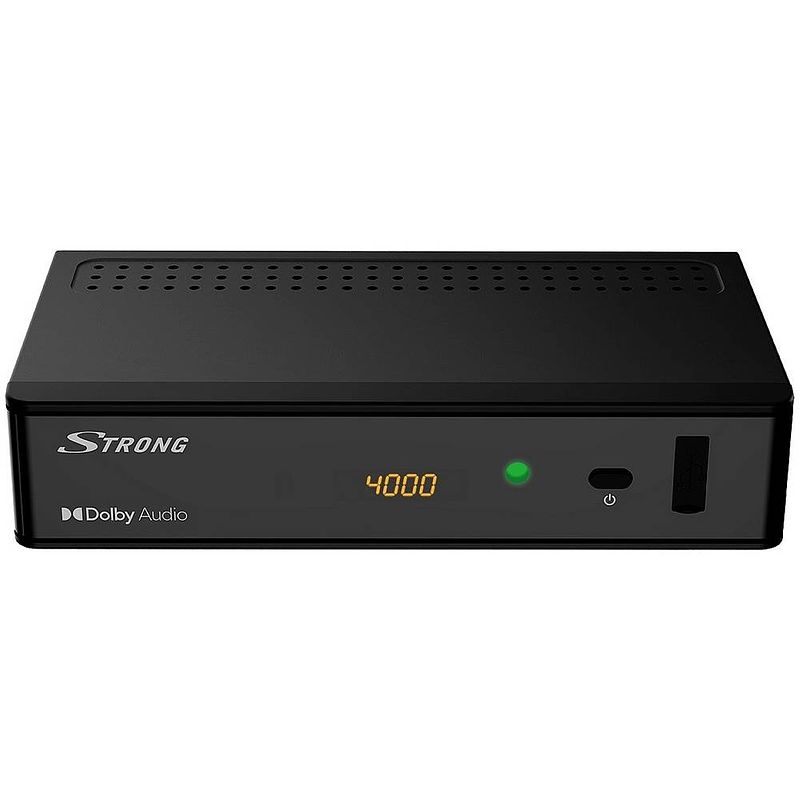 Foto van Strong srt8215 dvb-t2 receiver duitse dvb-t2 standaard (h.265), ethernetaansluiting, front-usb