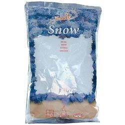 Foto van 15x zak met 4 liter kunst sneeuw vlokken - decoratiesneeuw