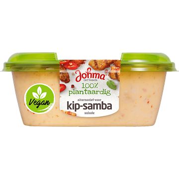 Foto van Johma 100% plantaardige kipsambasalade 175g bij jumbo