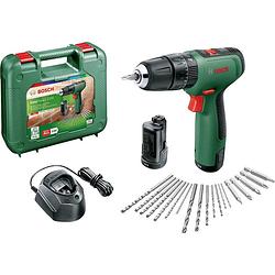 Foto van Bosch home and garden easyimpact 1200 2 snelheden-accu-klopboormachine incl. 2 accus, incl. accessoires, incl. koffer