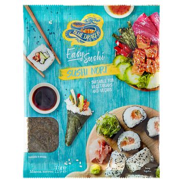 Foto van Blue dragon easy sushi sushi nori 11g bij jumbo