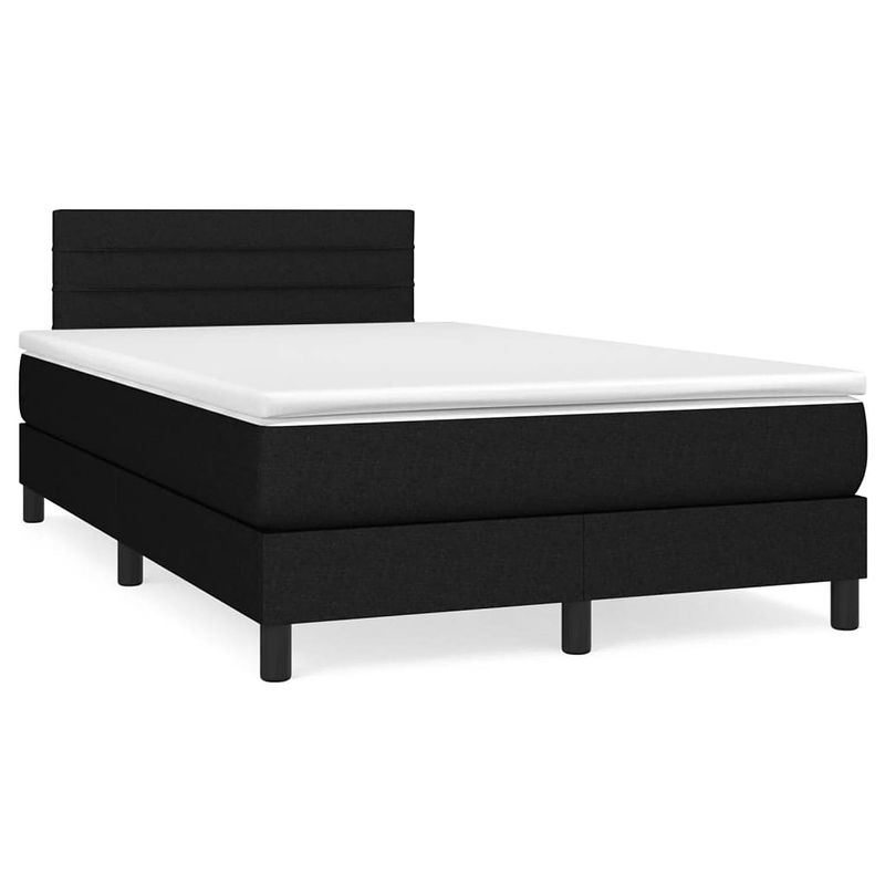 Foto van The living store boxspringbed - pocketvering matras - middelharde ondersteuning - huidvriendelijk topmatras - 203 x 120