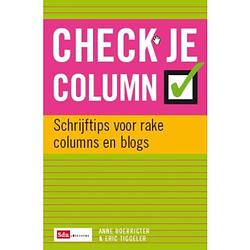 Foto van Check je column