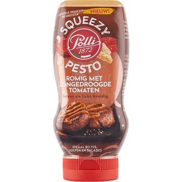 Foto van Polli rode pesto squeeze 190g bij jumbo