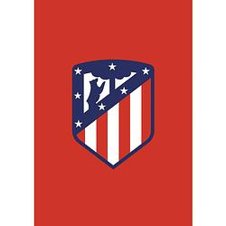 Foto van Atletico madrid fleece deken logo - 130 x 170 cm - polyester