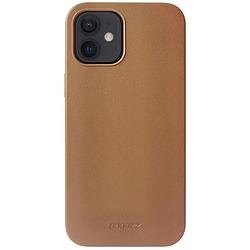 Foto van Accezz leather backcover met magsafe iphone 12 mini telefoonhoesje bruin