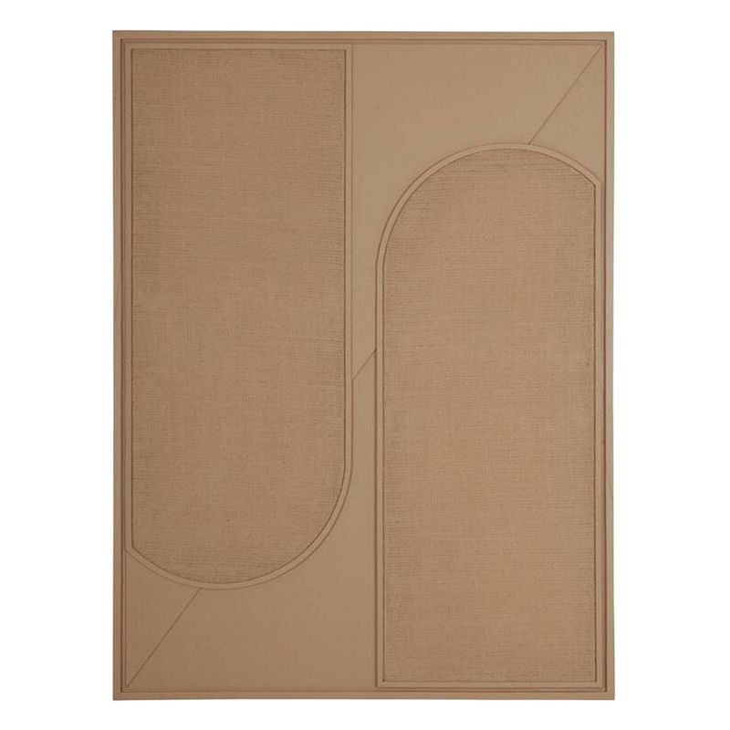 Foto van Must living wall panel elyn brown small,102x76x4 cm, brown jute