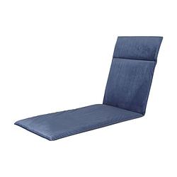 Foto van Madison ligbed outdoor velvet blue/ panama safier blue 190x60 blauw