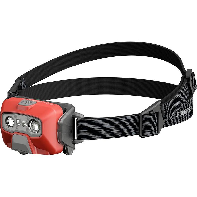 Foto van Ledlenser hf6r core red led hoofdlamp werkt op een accu 800 lm 60 h 502967