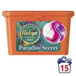 Foto van Robijn 3in1 wascapsules color paradise secret 15 wasbeurten bij jumbo