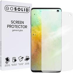 Foto van Go solid! samsung galaxy s10 screenprotector gehard glas