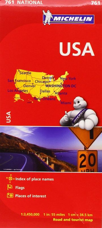 Foto van Michelin usa - michelin - paperback (9782067173279)