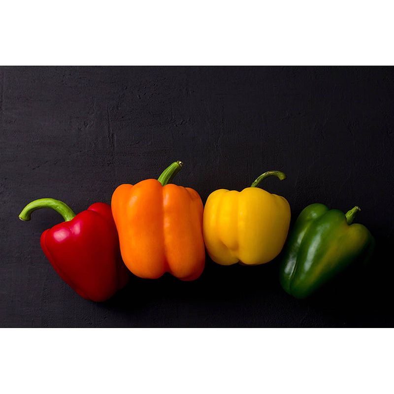 Foto van Inductiebeschermer - paprika - 85x52 cm