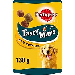 Foto van Pedigree tasty mini'ss hondensnacks kip & eend 130 g bij jumbo