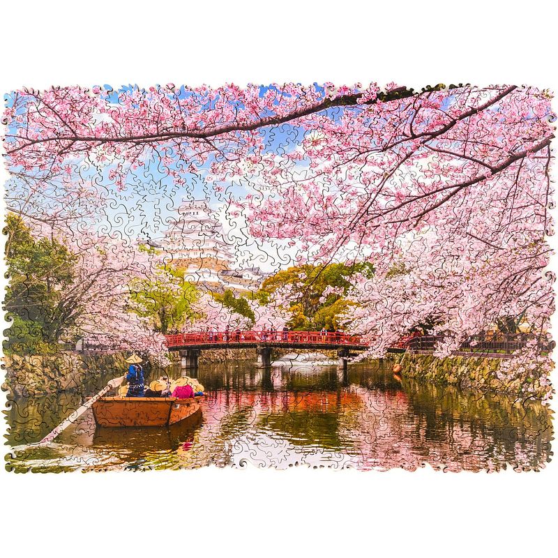 Foto van Unidragon houten puzzel woosaic - sakura - 250 stukjes