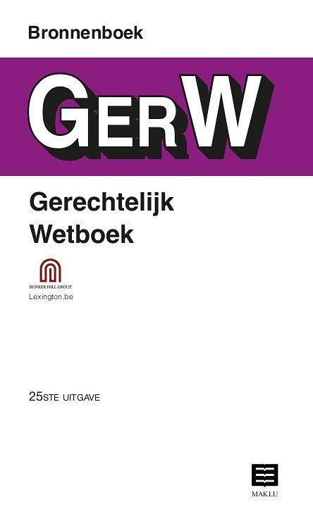 Foto van Gerechtelijk wetboek - paperback (9789046611258)