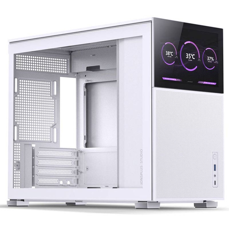 Foto van Jonsbo d31 mesh screen micro-tower pc-behuizing wit