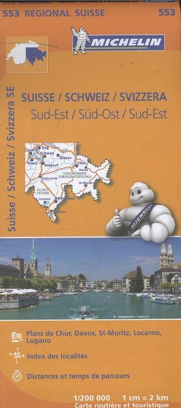 Foto van 553 suisse sud-est - schweiz süd-ost - svizzera sud-est - paperback (9782067183766)