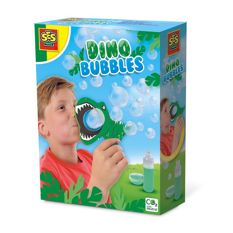 Foto van Dino bubbles bellenblaas