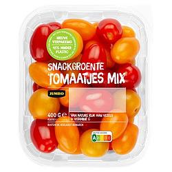 Foto van Jumbo snackgroente tomaatjes mix 400g