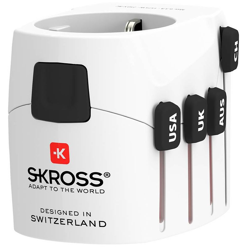 Foto van Skross 1.302539 reisstekker pro world & usb