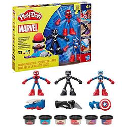 Foto van Play-doh marvel heldenavonturen speelset