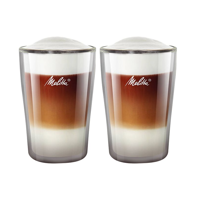 Foto van Melitta glas latte macchiato 300ml 2 stuks 6761118