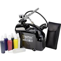 Foto van Sparmax sk-55 sk-55 airbrushset voor beginners met compressor double action