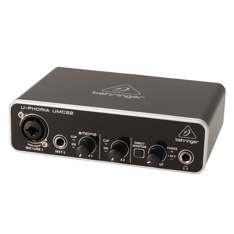 Foto van Behringer u-phoria umc22 audio interface