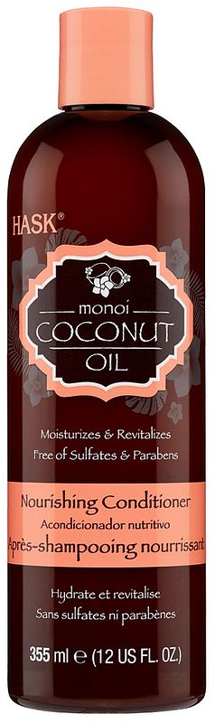 Foto van Hask monoi coconut oil nourishing conditioner