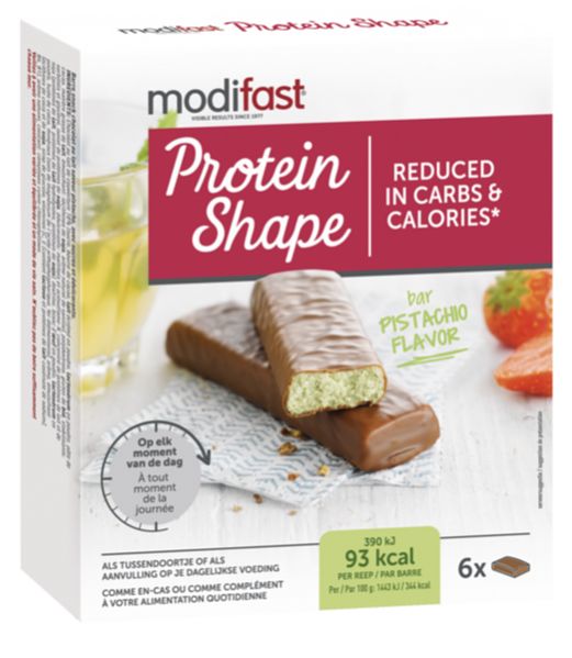 Foto van Modifast protein shape reep pistache