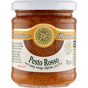 Foto van Venturino bartolomeo pesto rosso met extra vierge olijfolie (22,5%) 180 g bij jumbo