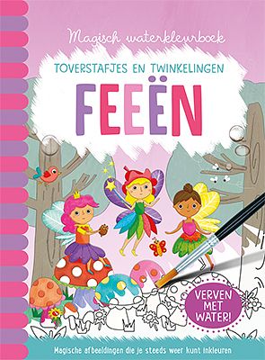 Foto van Magisch waterkleurboek feeën - hardcover (9789463548113)