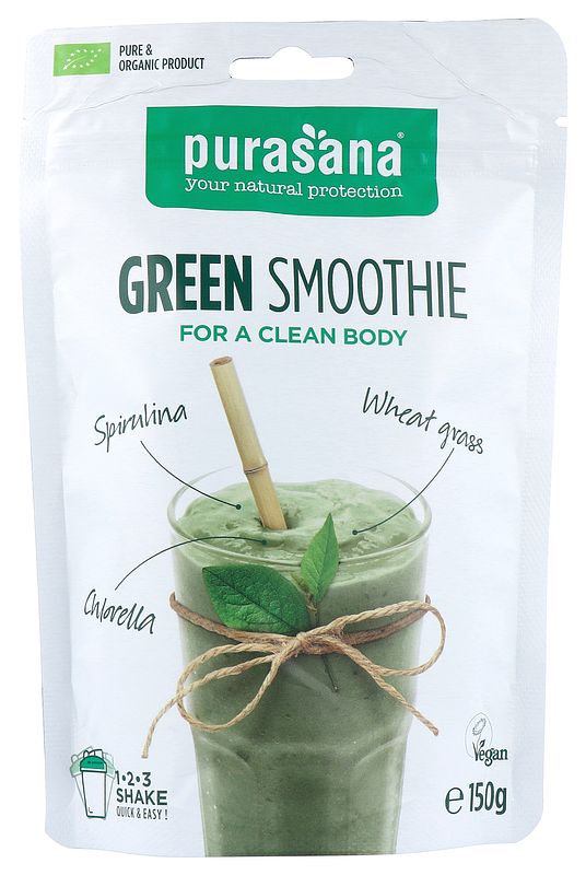 Foto van Purasana green smoothie