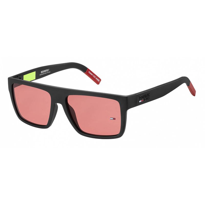 Foto van Tommy hilfiger zonnebril 0004/s unisex cat.3 nylon zwart/roze