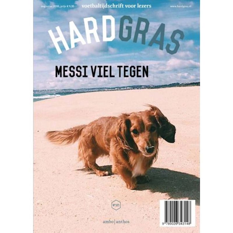 Foto van Messi viel tegen - hard gras