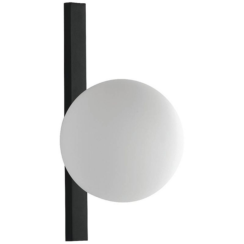 Foto van Eco-light wandleuchte 9110-ap1 nero wandlamp e14 wit, zwart