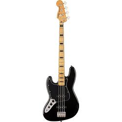 Foto van Squier classic vibe 70s jazz bass lh black linkshandige bas