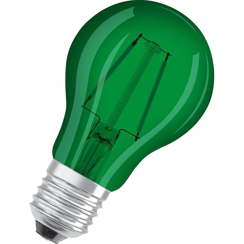 Foto van Osram standaard led-lamp groen decoratief glas - 4w equivalent 15 e27 - warm wit