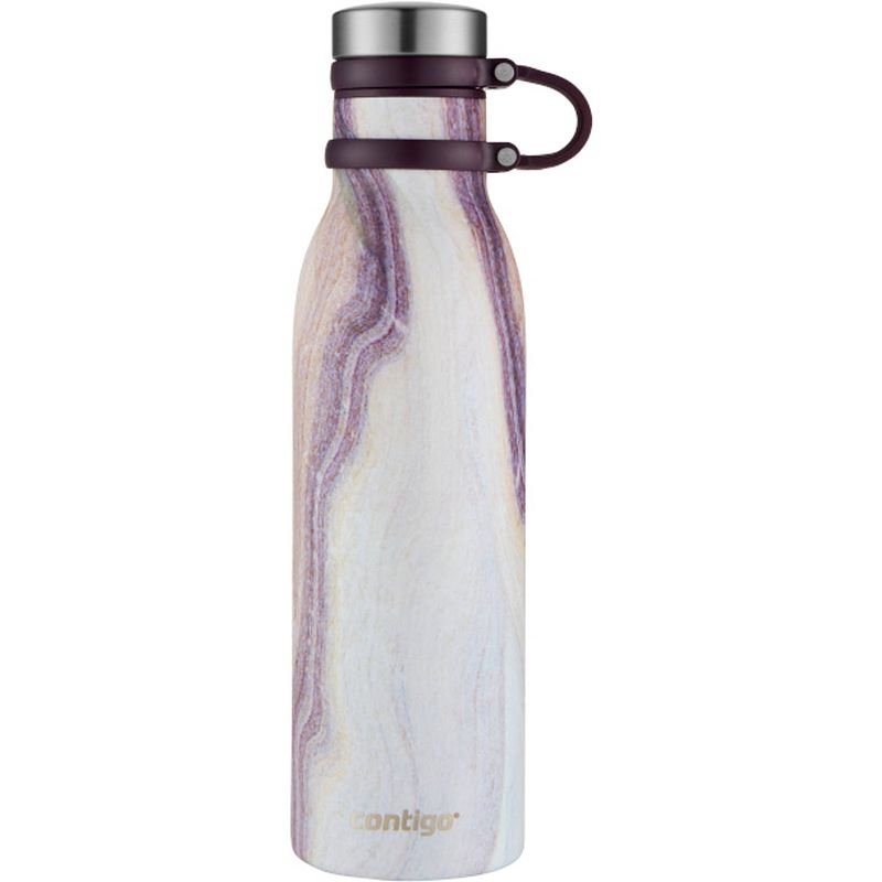 Foto van Contigo drinkfles matterhorn couture 590 ml rvs wit/paars