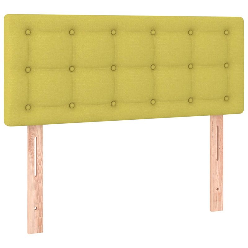 Foto van The living store hoofdbord classic - hoofdborden - 90 x 5 x 78/88 cm - groen