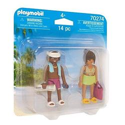 Foto van Playmobil duopack koppel vakantiegangers 70274
