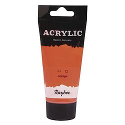 Foto van Oranje acrylverf/hobbyverf op waterbasis 75 ml - hobbyverf