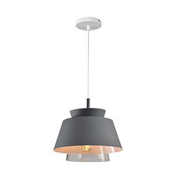 Foto van Quvio hanglamp metaal en glas grijs - quv5100l-grey