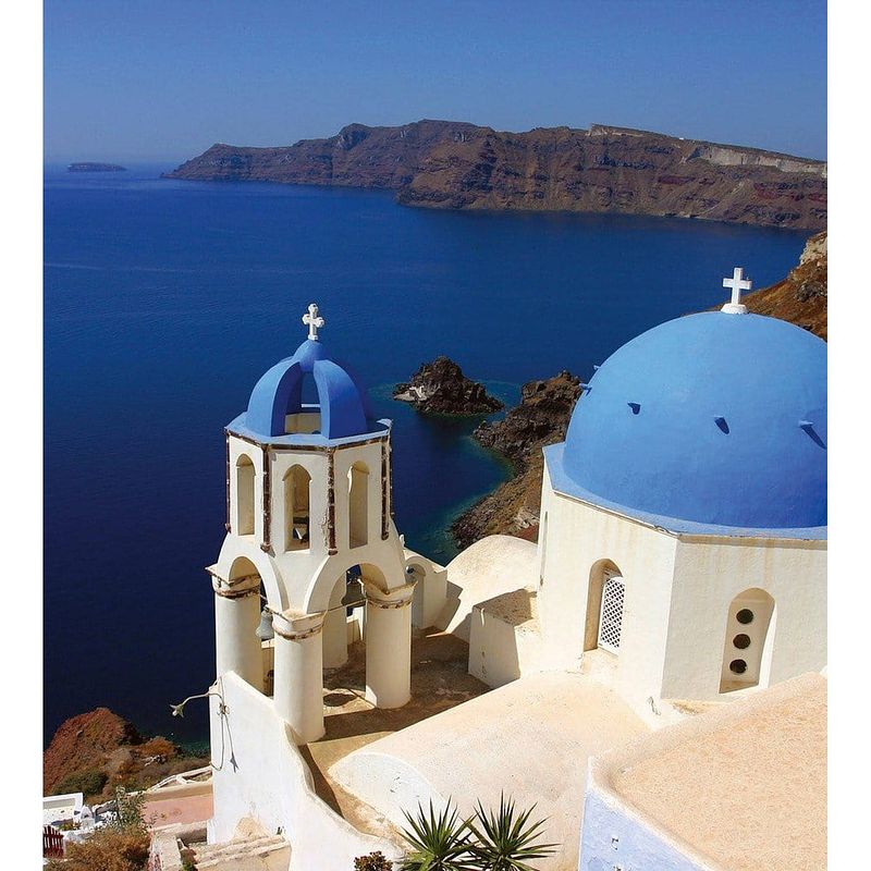 Foto van Dimex santorini vlies fotobehang 225x250cm 3-banen