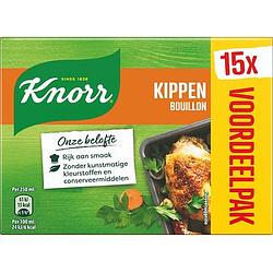 Foto van Knorr bouillon blokjes kippen 15 tabletten bij jumbo